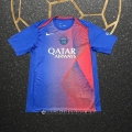 Camiseta Pre Partido del Paris Saint-Germain 25-26 Azul Rojo