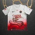 Camiseta Pre Partido del Paris Saint-Germain 25-26 Blanco Rojo