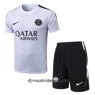 Chandal del Paris Saint-Germain Manga Corta 2026-27 Blanco - Pantalon Corto