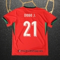 Camiseta Portugal Jugador Diogo J. Primera Eurocopa 2024
