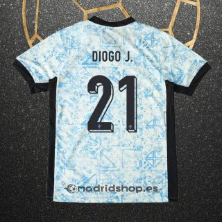 Camiseta Portugal Jugador Diogo J. Segunda Eurocopa 2024