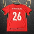 Camiseta Portugal Jugador F.Conceicao Primera Eurocopa 2024