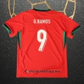 Camiseta Portugal Jugador G.Ramos Primera Eurocopa 2024