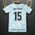 Camiseta Portugal Jugador Joao Neves Segunda Eurocopa 2024