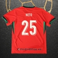 Camiseta Portugal Jugador Neto Primera Eurocopa 2024