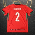Camiseta Portugal Jugador N.Semedo Primera Eurocopa 2024