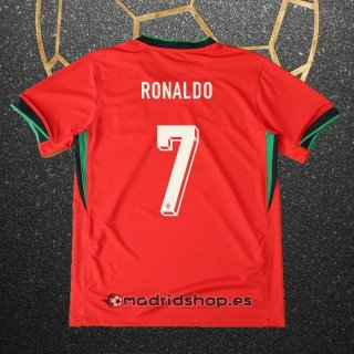Camiseta Portugal Jugador Ronaldo Primera Eurocopa 2024