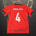 Camiseta Portugal Jugador Ruben Dias Primera Eurocopa 2024