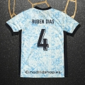 Camiseta Portugal Jugador Ruben Dias Segunda Eurocopa 2024