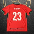 Camiseta Portugal Jugador Vitinha Primera Eurocopa 2024