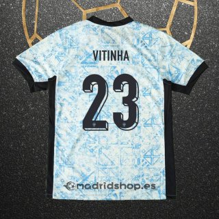 Camiseta Portugal Jugador Vitinha Segunda Eurocopa 2024