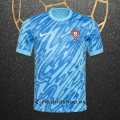 Camiseta Portugal Portero Eurocopa 2024 Azul