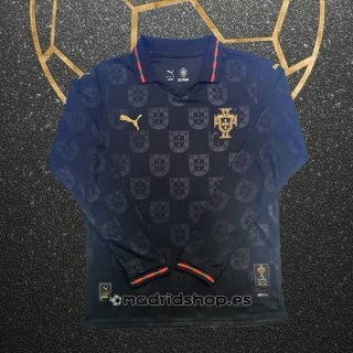 Camiseta Portugal Special Manga Larga 2025 Negro