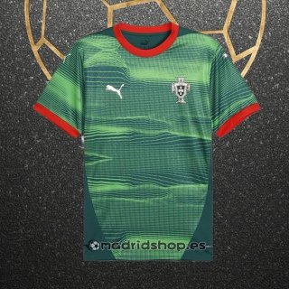 Camiseta Pre Partido del Portugal 2025 Verde