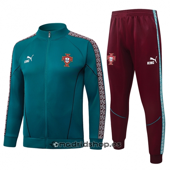 Chandal de Chaqueta del Portugal Nino 26-27 Verde