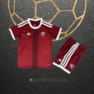 Camiseta Qatar Primera Nino 2026