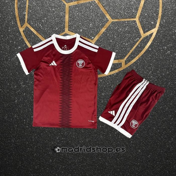 Camiseta Qatar Primera Nino 2026