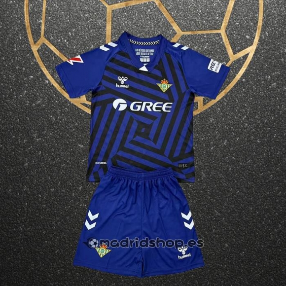 Camiseta Real Betis Portero Nino 25-26 Azul
