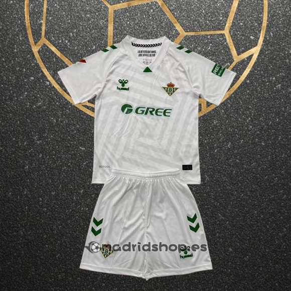 Camiseta Real Betis Portero Nino 25-26 Blanco