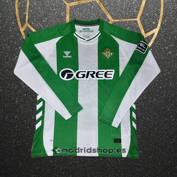 Camiseta Real Betis Primera Manga Larga 25-26