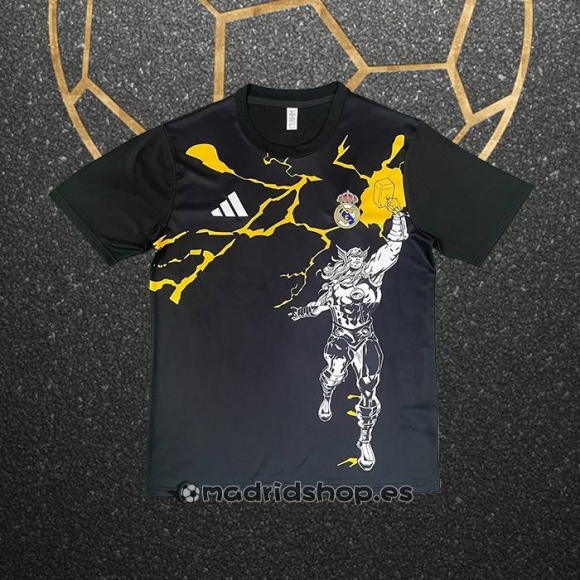 Camiseta Pre Partido del Real Madrid 25-26 Negro