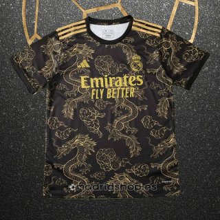 Camiseta Real Madrid Dragon 24-25 Negro