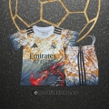 Camiseta Real Madrid Dragon Nino 25-26 Naranja