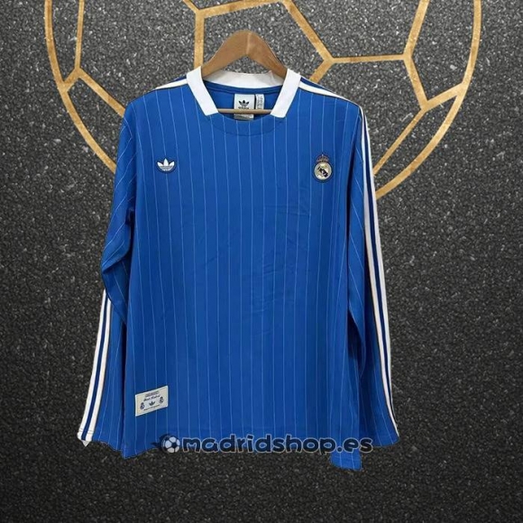 Camiseta Real Madrid Icon Manga Larga 25-26