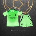 Camiseta Real Madrid Portero Nino 25-26 Verde