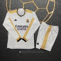 Camiseta Real Madrid Primera Nino Manga Larga 23-24