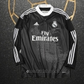 Camiseta Real Madrid Segunda Manga Larga Retro 2014-2015