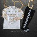 Chandal de Sudadera del Real Madrid Dragon 2024-25 Blanco