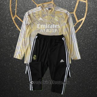 Chandal de Sudadera del Real Madrid Dragon 24-25 Oro