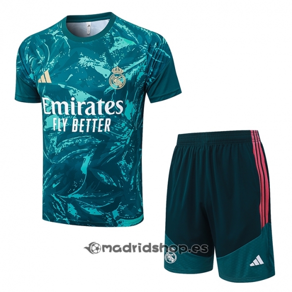 Chandal del Real Madrid Manga Corta 26-27 Verde - Pantalon Corto