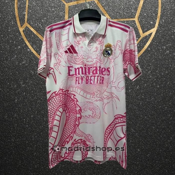 Tailandia Camiseta Real Madrid Dragon 2025-2026 Rosa