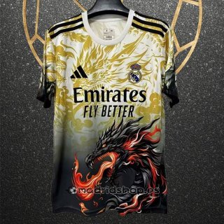 Tailandia Camiseta Real Madrid Dragon 25-26 Amarillo