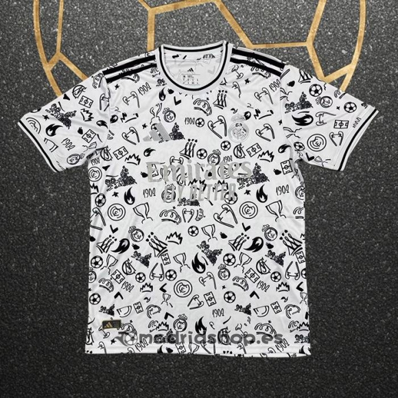 Tailandia Camiseta Real Madrid Special 2025-26 Blanco Negro