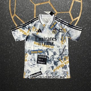 Tailandia Camiseta Real Madrid Special 25-26 Blanco Amarillo