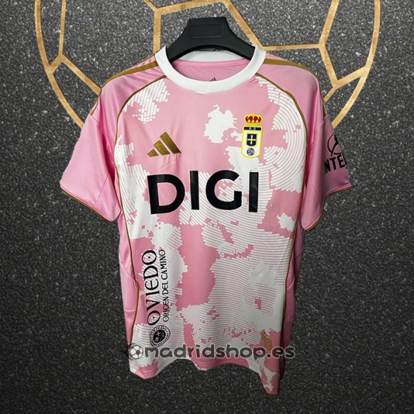 Tailandia Camiseta Real Oviedo Special 25-26 Rosa