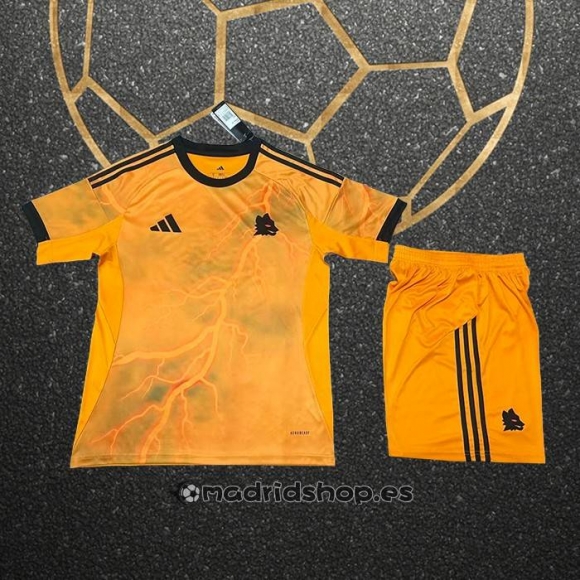 Camiseta Roma Segunda Nino 25-26