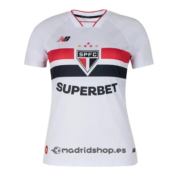 Camiseta Sao Paulo Primera Mujer 2026