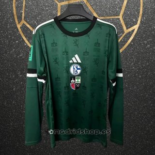 Camiseta Schalke 04 Aniversario Manga Larga 25-26