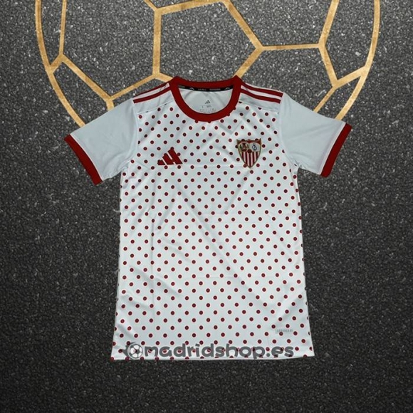 Camiseta Pre Partido del Sevilla 25-26 Blanco