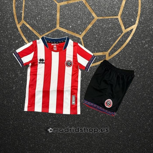 Camiseta Sheffield United Primera Nino 25-26