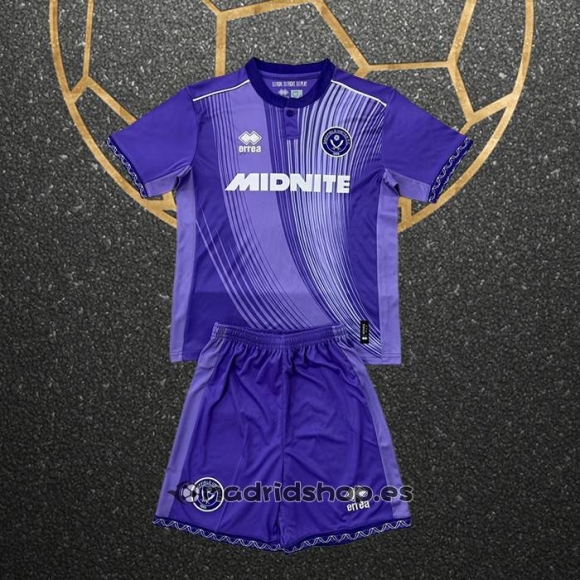 Camiseta Sheffield United Tercera Nino 25-26