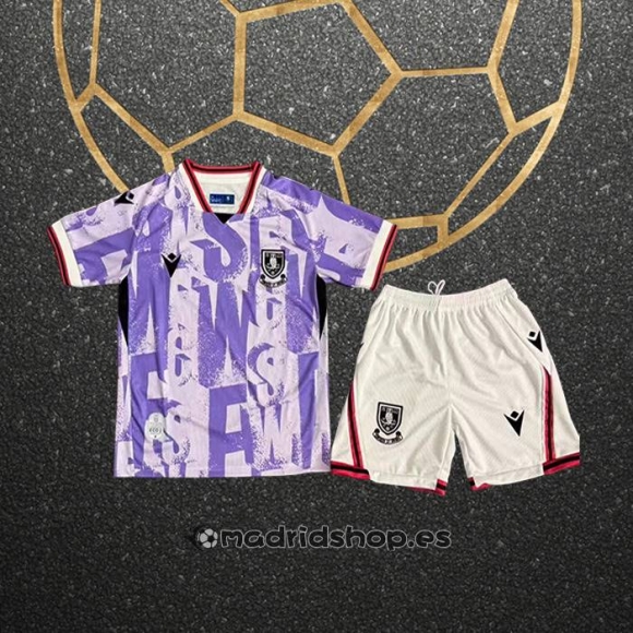 Camiseta Sheffield Wednesday Segunda Nino 25-26