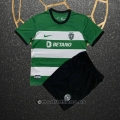 Camiseta Sporting Primera Nino 23-24