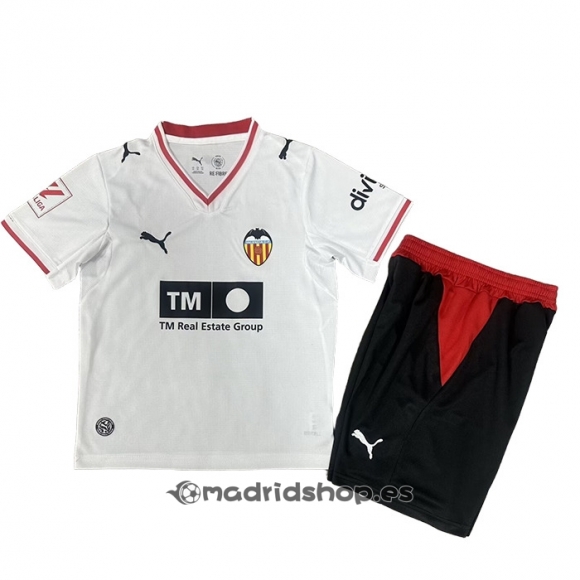 Camiseta Valencia Primera Nino 26-27