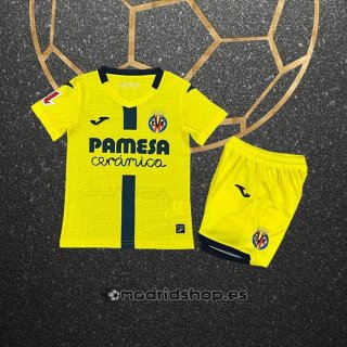 Camiseta Villarreal Primera Nino 25-26