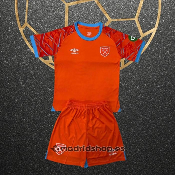 Camiseta West Ham Portero Segunda Nino 25-26
